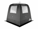 Мобильная баня-палатка МОРЖ c 2-мя окнами (Черный) в Сочи