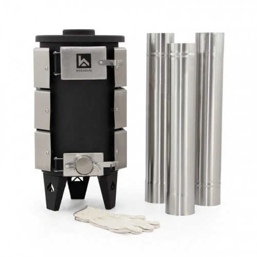 Мультитопливная походная печь Hyggelig LONGHEAT длительного горения в Сочи