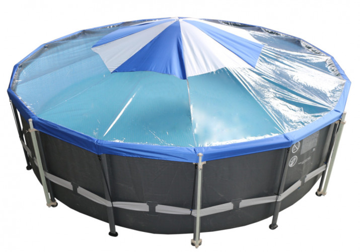 Тент для бассейна Intex/Bestway с надувной подушкой "Фиеста" в Сочи