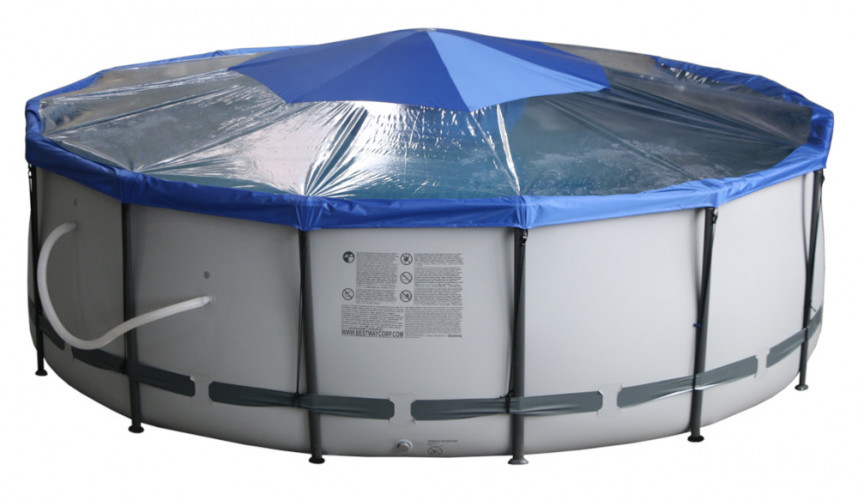 Тент для бассейна Intex/Bestway с надувной подушкой "Фиеста" в Сочи