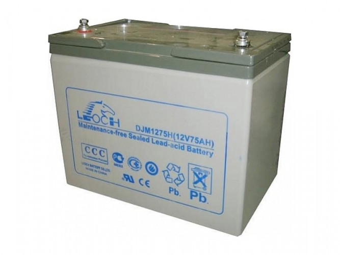 Аккумулятор Leoch DJM1275H (12 В, 75 Ач) в Сочи