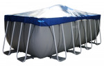 Тент для прямоугольного бассейна Intex/Bestway с надувной подушкой "Фиеста" в Сочи