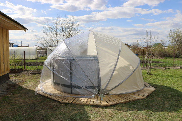 Купол-тент для бассейнов "Фиеста" КОМБИ в Сочи