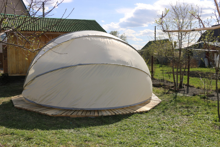 Купол-тент для бассейнов "Фиеста" КОМБИ в Сочи