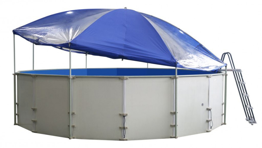 Подъемный тент-навес для бассейна "Фиеста" в Сочи