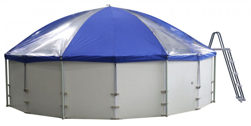 Подъемный тент-навес для бассейна "Фиеста" в Сочи