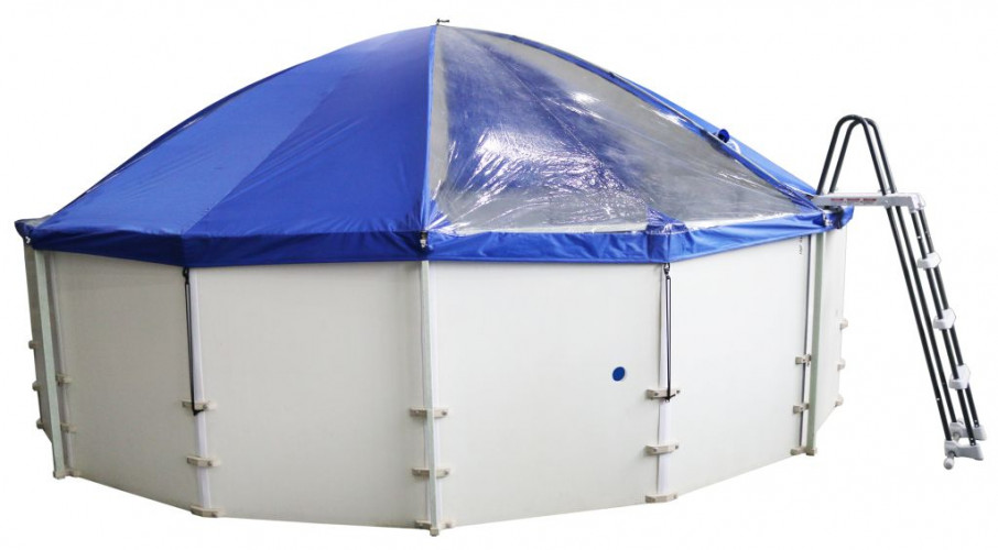 Подъемный тент-навес для бассейна "Фиеста" в Сочи