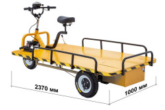 Грузовая электрическая тележка RuTrike ТАКСА ВАЙД Грузовая электрическая тележка RuTrike ТАКСА ВАЙД