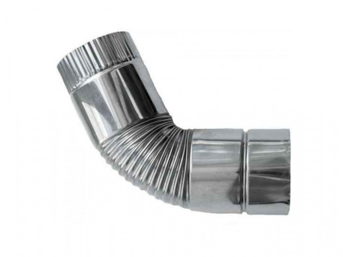 Сегмент трубы угол 45° d-80 мм.(нерж.)Инвент в Сочи