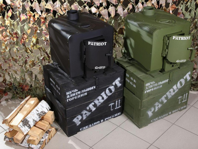Печь длительного горения Grill’D Patriot 200 в Сочи