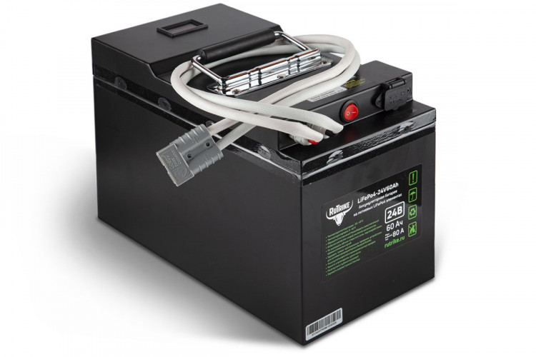 Тяговый железо-фосфатный аккумулятор RuTrike LiFePO4 60V48Ah (60А) в Сочи
