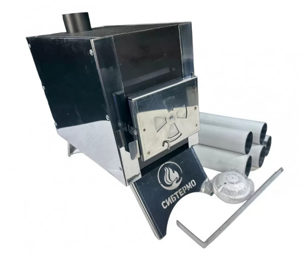 Печь дровяная Сибирка малая из нержавейки в Сочи