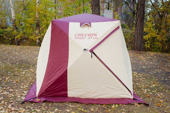 Зимняя палатка для рыбалки Куб Снегирь 3T Long в Сочи