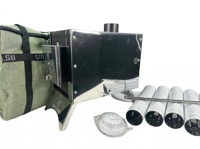 Печь дровяная Сибирка средняя из нержавейки в Сочи