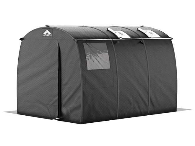 Мобильная баня-палатка МОРЖ Max (Черный) в Сочи
