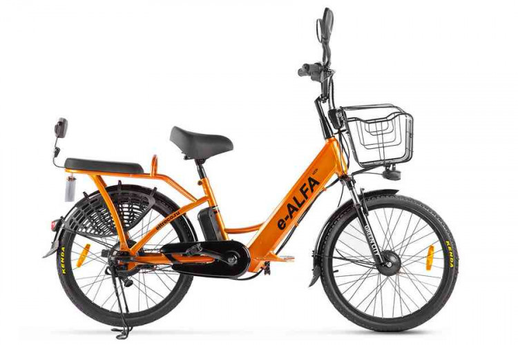 Электровелосипед Green City e-ALFA NEW для курьеров в Сочи