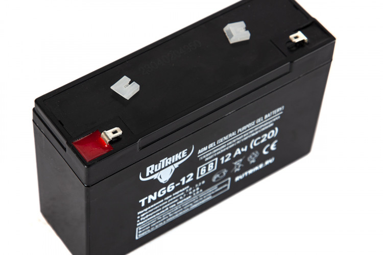 Тяговый гелевый аккумулятор RuTrike TNG 6-12 (6V12A/H C20) в Сочи