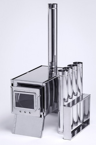 Печь-камин Инвент большая в Сочи