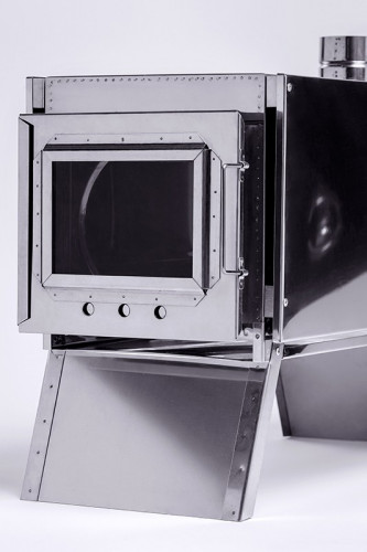 Печь-камин Инвент большая в Сочи