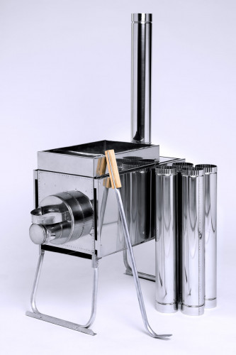 Печь Инвент Экономка средняя со стац. экранами в сумке в Сочи