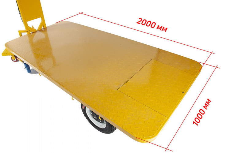 Грузовая электрическая тележка RuTrike Плита 2000 в Сочи