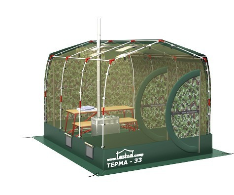 Зимняя палатка Терма-33 в Сочи