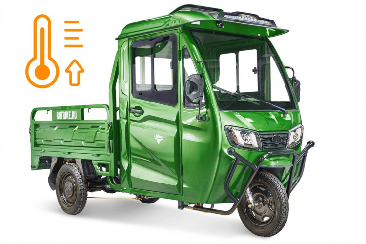 Электротрицикл Rutrike КАРГО Кабина обогрев 1500 грузовой в Сочи