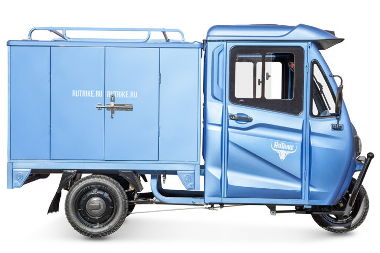 Электротрицикл Rutrike КАРГО Кабина Дуал обогрев 1500 фургон в Сочи