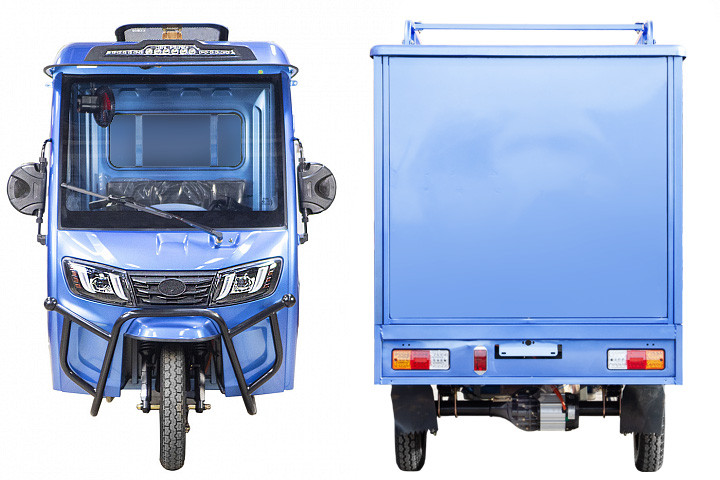 Электротрицикл Rutrike КАРГО Кабина Дуал обогрев 1500 фургон в Сочи