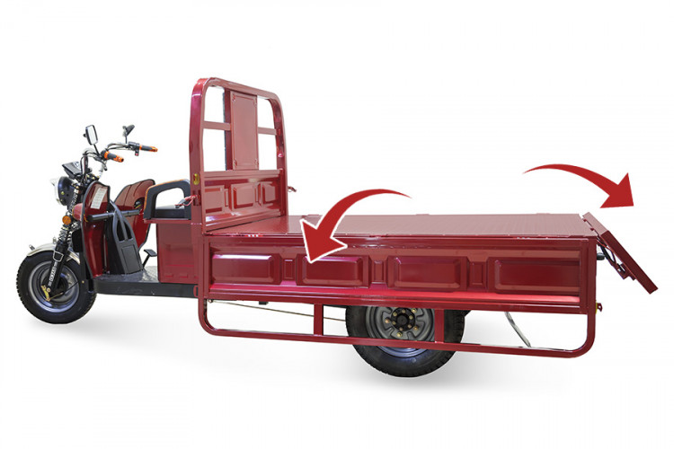 Грузовой электрический трицикл Rutrike D4 1800 60V1500W в Сочи