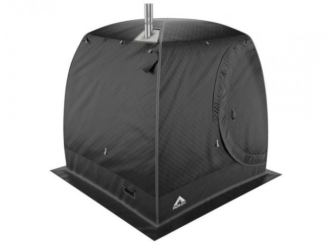 Мобильная баня-палатка МОРЖ LUX черный в Сочи